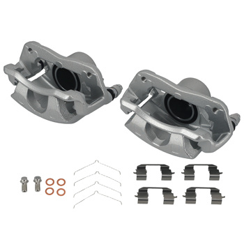 2PCS Front Brake Calipers w/ Bracket fit fit for Honda CR-V Element All Engine