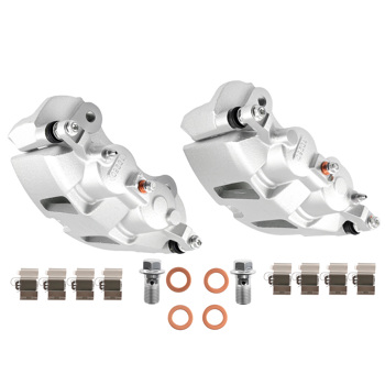 2x Front Brake Calipers w/Bracket fit for Chrysler Town & Country 2012-2016 18-B5402