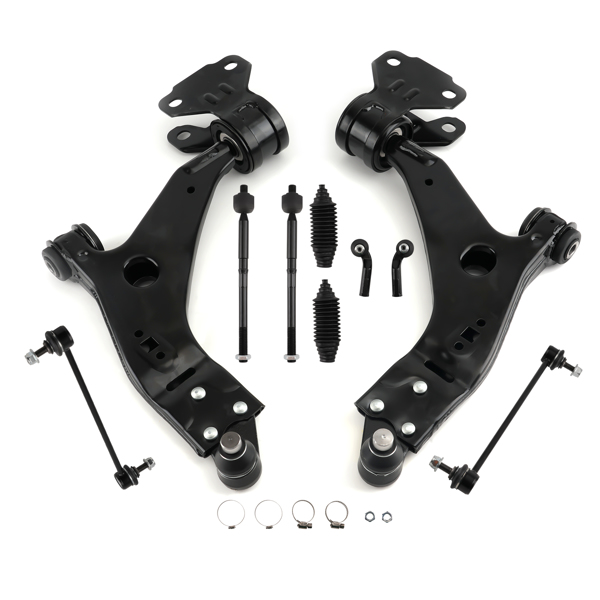 Suspension Kit Front Lower Control Arm Tierods Sway Bar fit for Ford Escape 2013-18-6