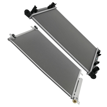 Aluminum Coolant Radiator & Condenser fit for Honda Civic 2016-2019 Ho3010240 13583