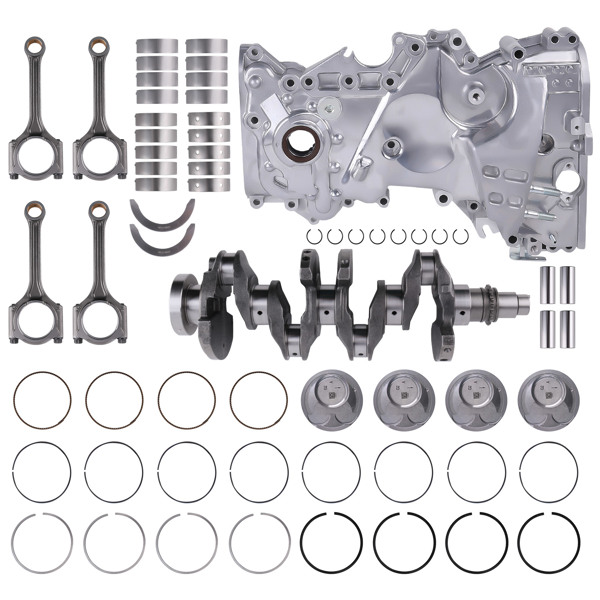 Engine Rebuild Set & Oil Pump Timing Chain Cover fit for Hyundai Elantra Kona 2.0L-6