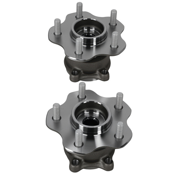 2pc Rear Wheel Bearing Hub fit for Nissan Juke AWD 11-17 Rogue 08-20 HA480564 5-Lug-6