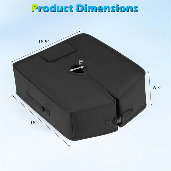 90磅露台伞基重袋900D牛津防风雨沙袋，适用于悬臂式偏置伞-3