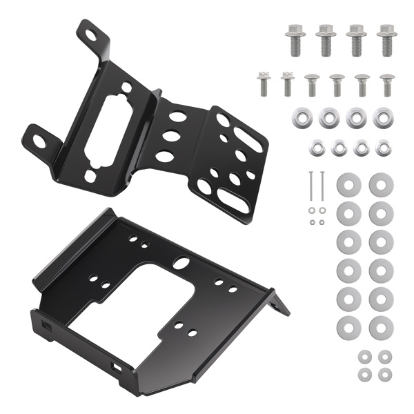 Front Winch Plate fit for Polaris General XP 4 1000 Deluxe 2020-2026 Steel-6