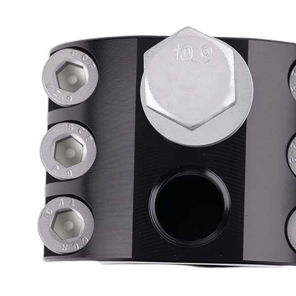 Front Steering Stabilizer Clamp fit for Jeep Wrangler JL JLU JT 18-25 1-5/8" Tie Rod-1