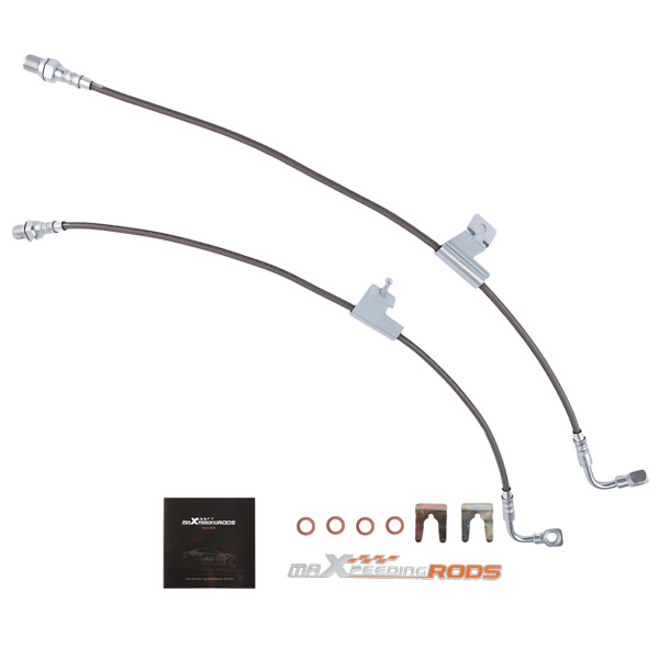Extended Brake Lines fit for Chevy V2500 Suburban 4WD 1989-1991 Lift Kit-6