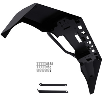 Winch Front Bumper With Bull Bar fit for Ford F250/F350 Super Duty 1999-2004