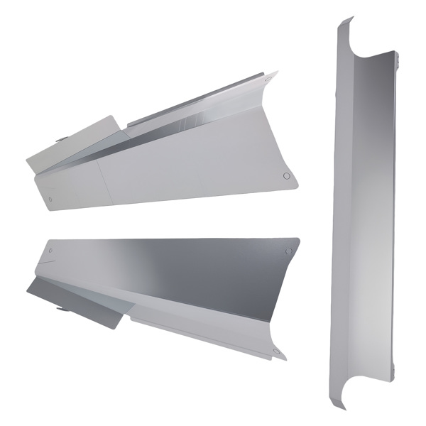 Front Radiator Filler Panels Kit Carbon Steel fit for Chevy GMC C10  69-72 3 Pieces-6