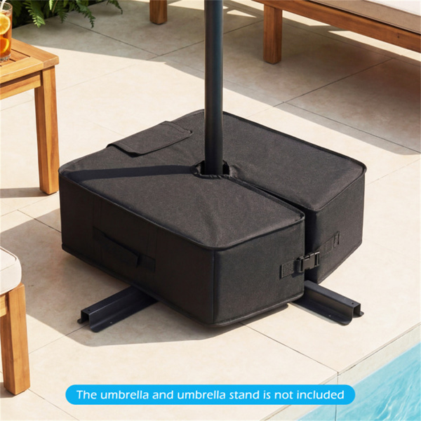 90磅露台伞基重袋900D牛津防风雨沙袋，适用于悬臂式偏置伞-1