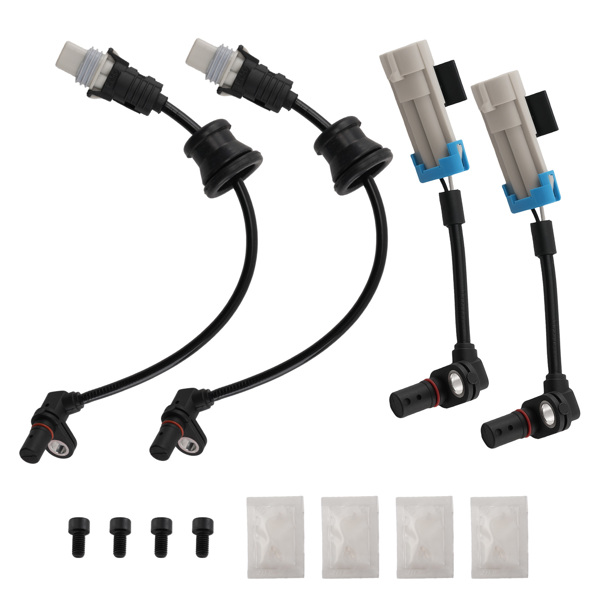 4x Front & Rear ABS Wheel Speed Sensors fit for Chevrolet Equinox 2007 2008 2009-6