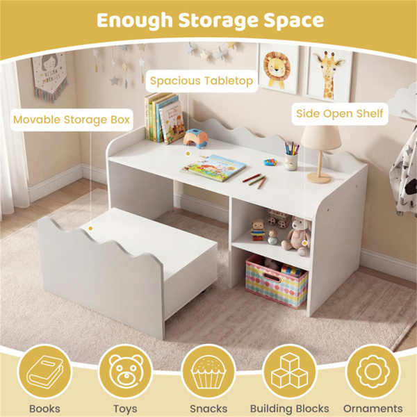 儿童玩具收纳架，带可移动抽屉和防倾倒套件，适用于游戏室托儿所 - 灰色-9