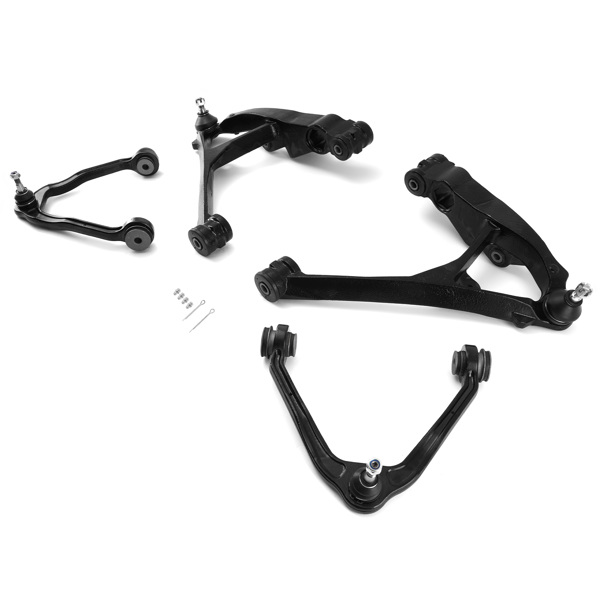 Suspension Upper Lower Control Arms fit for 1999-2006 GMC Sierra Silverado 1500 4WD-6