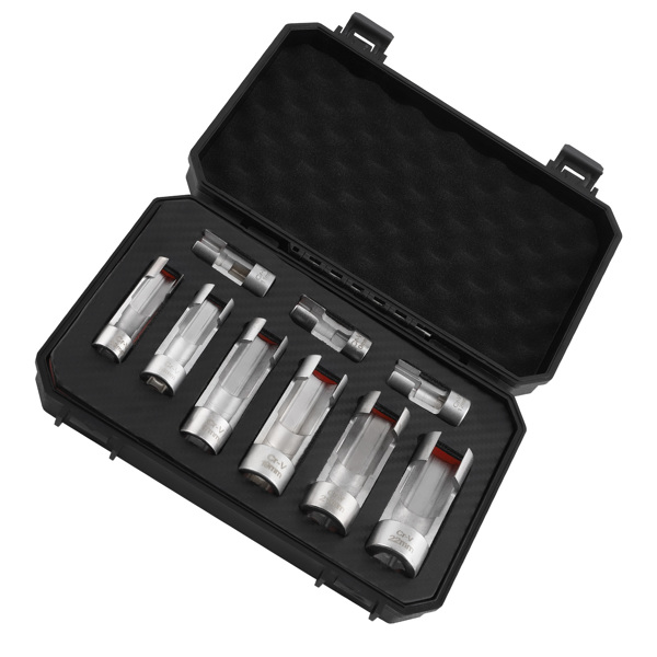 Diesel Injector Fuel Line Socket Wrench Set 10-22mm Fit fit for Thermo Switches US-6