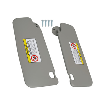 Pair LH+RH Sun Visor fit for Chevrolet Spark Sonic 11-22 42478247 42478249 Gray
