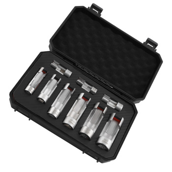 Diesel Injector Fuel Line Socket Wrench Set 10-22mm Fit fit for Thermo Switches US