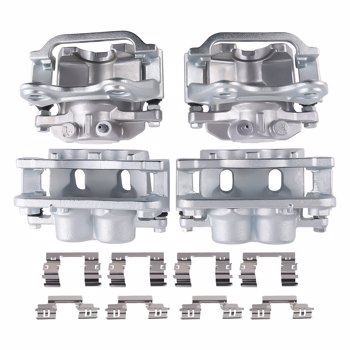 4 Disc Brake Calipers Kit fit for GMC Sierra 1500 2008-2018 Front Rear Left Right
