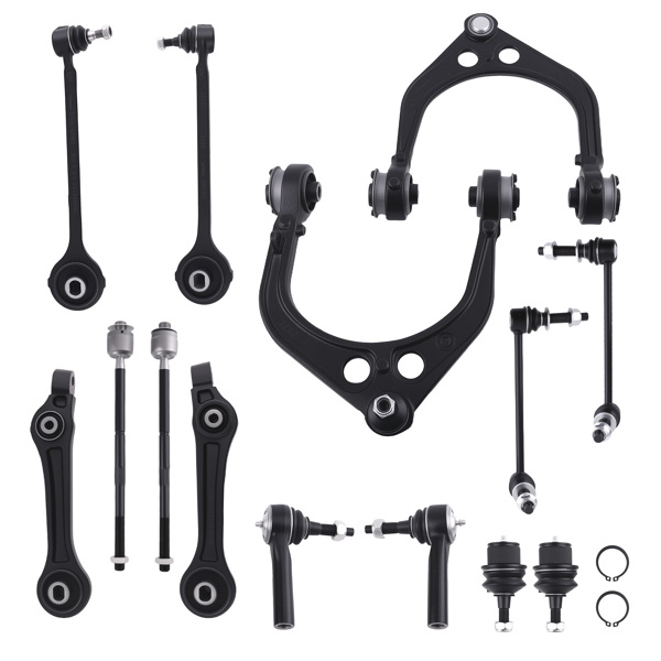 14x fit for 2005-2010 Chrysler 300 Front Control Arm + Ball Joint + Tie Rod Sway Bar-6