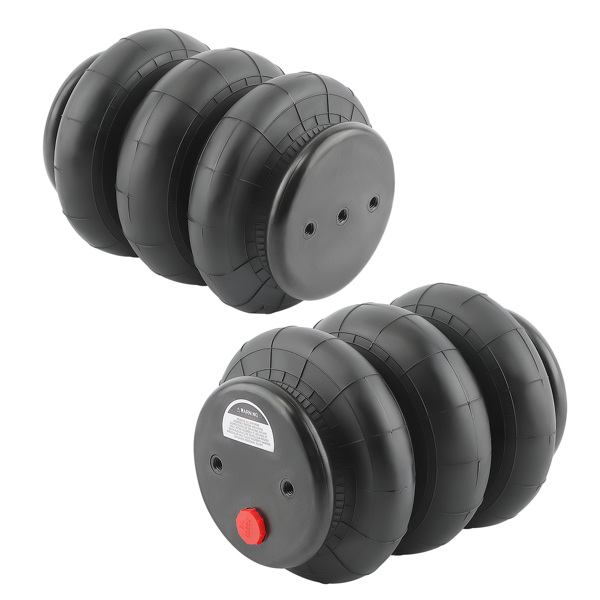 Pair Triple Bellow Air Spring Bag fit for Dodge Ram 1500 3500 fit for GMC 2600 lb-6