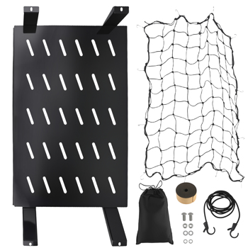 Rear Cargo Rack fit for Jeep Wrangler TJ 1997-2006 Holds 300 lbs w/ Elastic Net