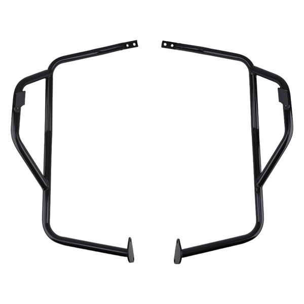 Black Steel Crash Bar fit for Kawasaki KLR650 2022-2025 Engine Guard Left & Right-1