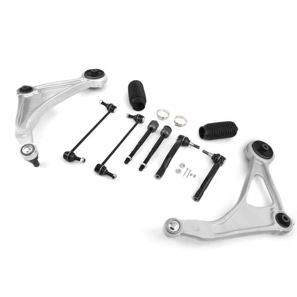 Front Lower Control Arms Tie Rods Sway Bar End Links fit for 2013 2014 Nissan Altima-6
