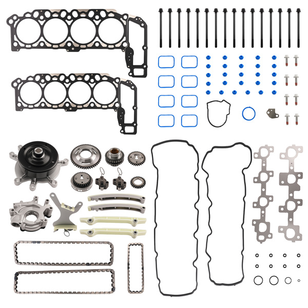 Timing Chain Kit Head Gasket bolt Set fit for 04-07 Dodge Durango Chrysler 4.7L-6