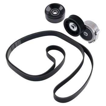 Upgraded Belt Tensioner Pulley Set fit for Dodge D150 D350 5.9L 92-93 117207500A