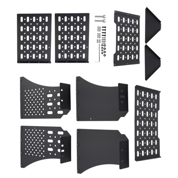 Molle Storage Organizer Under Seat fit for Ford F150 2015-2025 F250 F350 Black
