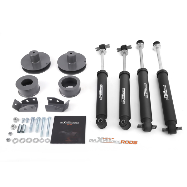 2" Lift Kit fit for Jeep Wrangler TJ 4WD 1997-2006  Shocks + Coil Spring Spacers-6