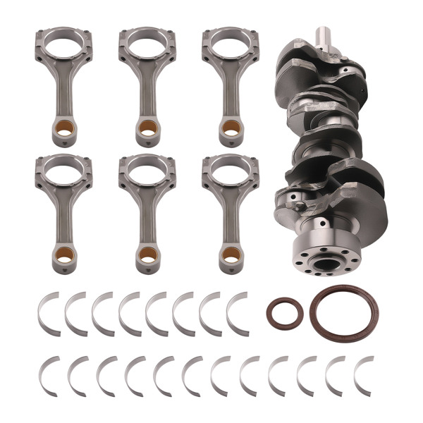 Engine Crankshaft & Rods & Bearings Kit fit for HYUNDAI Santa Fe KIA Sorento 3.3L-6