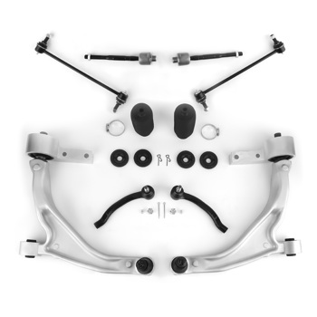 10pcs Front Lower Control Arms Tie Rods Suspension Kit fit for 2009-2015 Honda Pilot