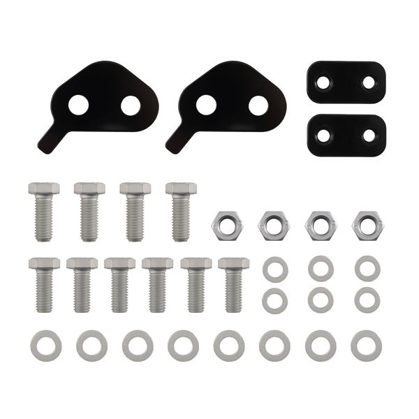 Front Bumper Winch Mount Plate 13,000lbs fit for Jeep Wrangler JL/JLU metal bumper-5