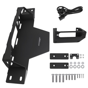 Winch Plate Kit fit for K1500 Tahoe/Suburban 1988-1999 4WD Durable Black Coating