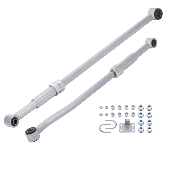 Adjustable Front & Rear Panhard Bar fit for Nissan Patrol GQ GU1 Y61 2001-2016 4WD-6