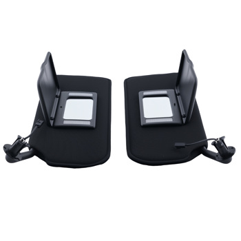 Pair Black Sun Visor L+R fit for Chevrolet Corvette C5 Light 97-04 10442033 10442034