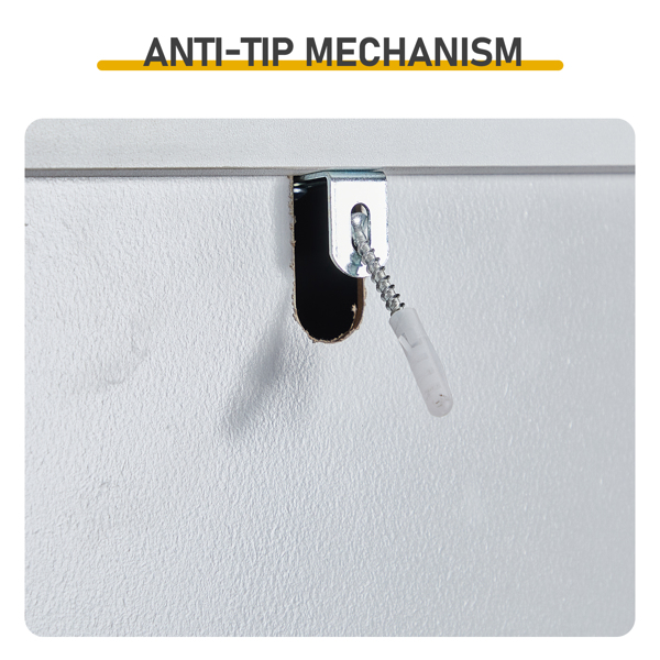 白色 刨花板三胺贴面+密度板格栅吸塑 30*28*170cm 两门二搁架 浴室立柜-6