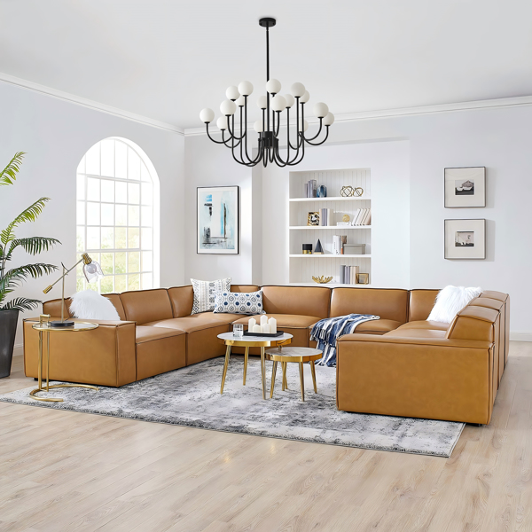 16-Light Glass Globe Sputnik Chandelier,  36.6” Mid-Century Modern Chandeliers Black Sputnik Light Fixtures for Living Room Bedroom Dining Room-3