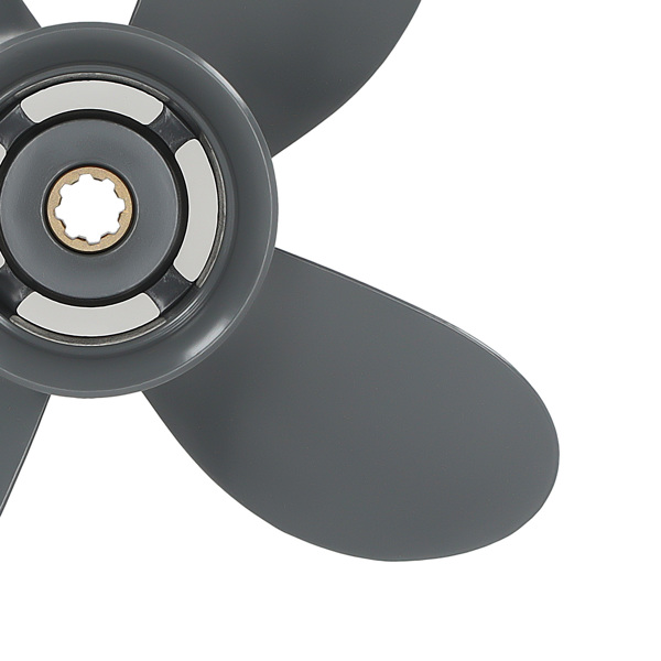 Aluminum Boat Propeller fit for Honda BF9.9 BF20 Yamaha 9.9HP F15 8-20HP 10" RH-1