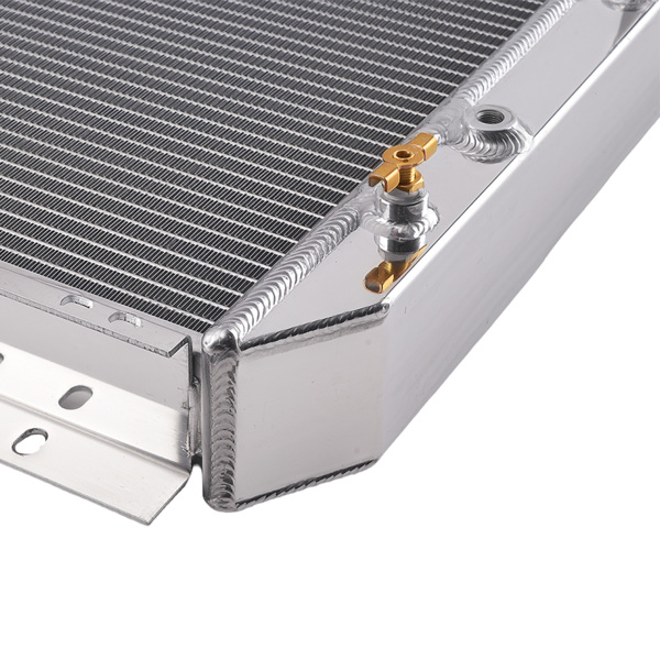 Aluminum Radiator fit for Ford Mustang V8 1967-1969 340 3-Row Down Flow AT/MT-5