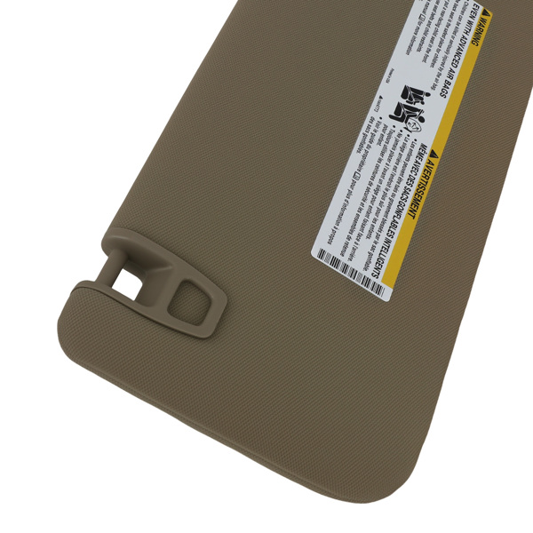 Driver Side Sun Visor fit for Escalade/Yukon 2007-2014 Beige Plastic w/ Light Mirror-4