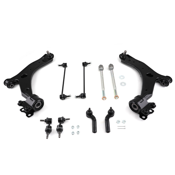 10x Lower Control Arms Tie Rod Stabilizer Link fit for Mazda 3 5 2004 2005 2006-2015-6