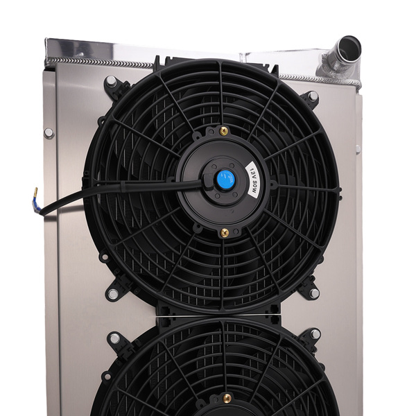 3 Row Aluminum Radiator Fan Shroud Relay Kit fit for Chevrolet Corvette 1984-1990 AT-1