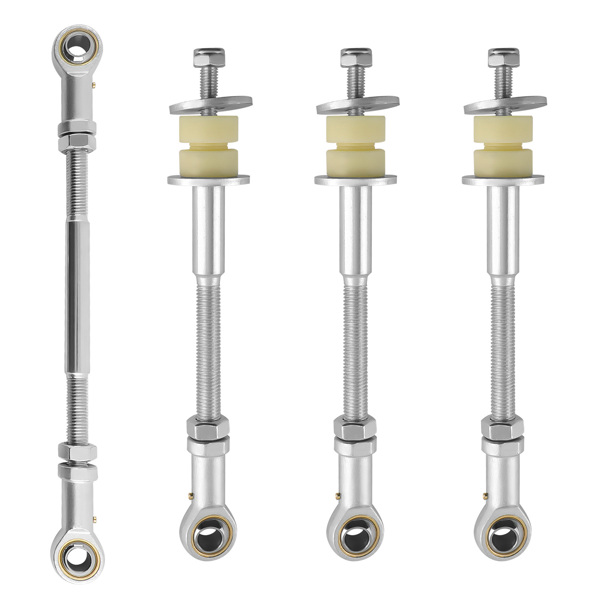 4 Front Rear Adjustable Sway Bar Link Armada fit for Nissan Patrol GU Y61 2"-8" Lift-6