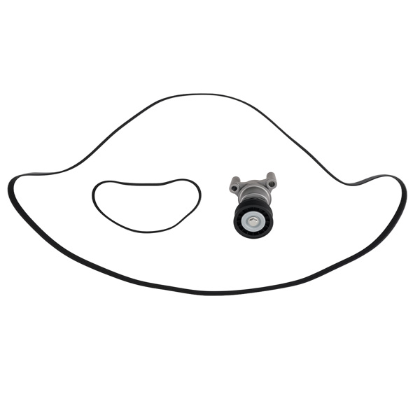Drive Belt Tensioner Pulley Kit fit for Chevy Silverado Express 2500 GMC 1999-2014-6