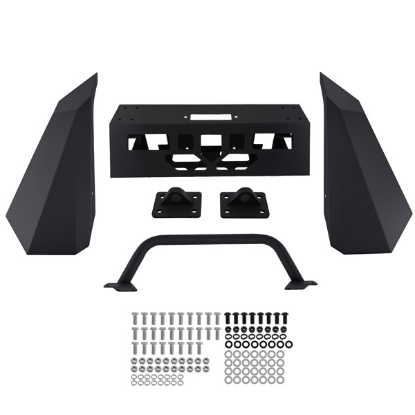 Front Winch Bumper w/ Bull Bar fit for Dodge Ram 1500 1994-2002 Powder Coated-3