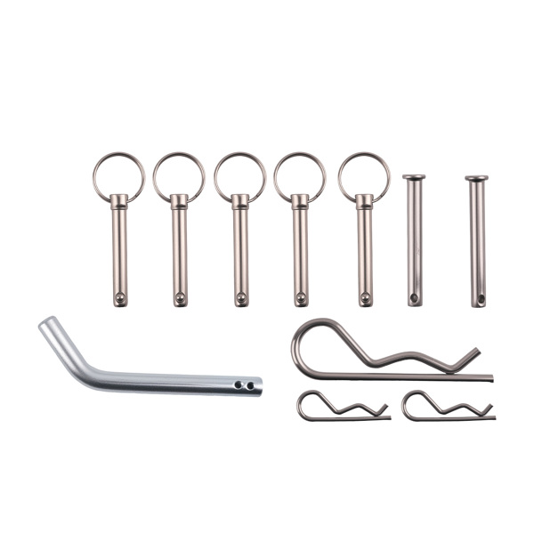 Stainless Steel Hitch Fishing Rod Holder 5 Link Tube fit for 2" Hitch Receivers-4