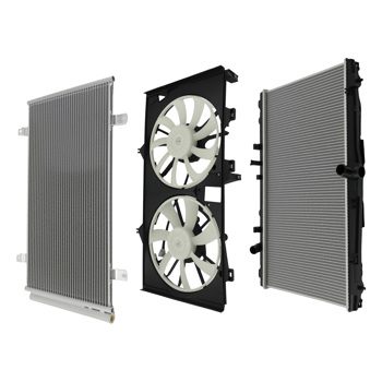 Aluminum Engine Radiator Condenser Fan fit for Toyota Camry 2.5L 2012-2017 CU13270
