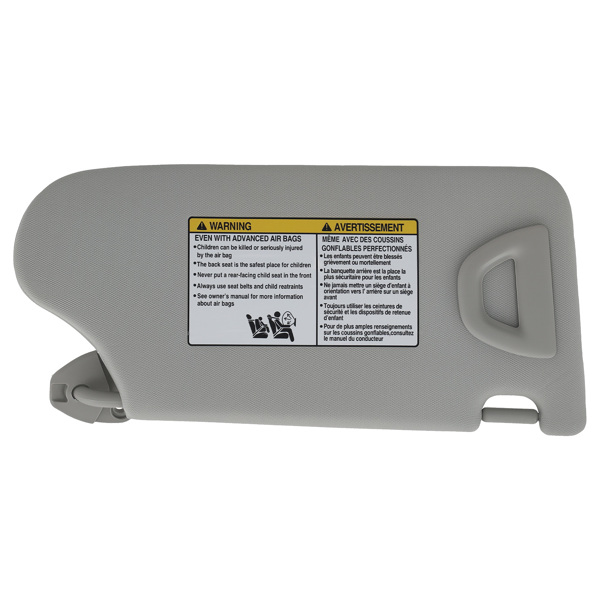 Driver Side Sun Visor w/ Light fit for Nissan Altima 13-18 96401-3TA2A Gray UV-4