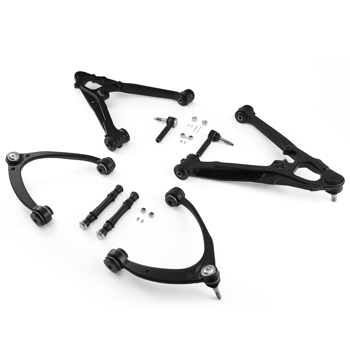 Front Upper Lower Control Arms Sway Bar fit for 2007-13 Chevy Silverado Sierra 1500