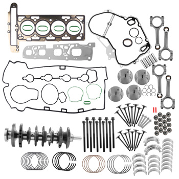 2.4L Engine Rebuild Overhaul Kit Crankshaft /ConRods/Gasket Kit fit for Chevy GM